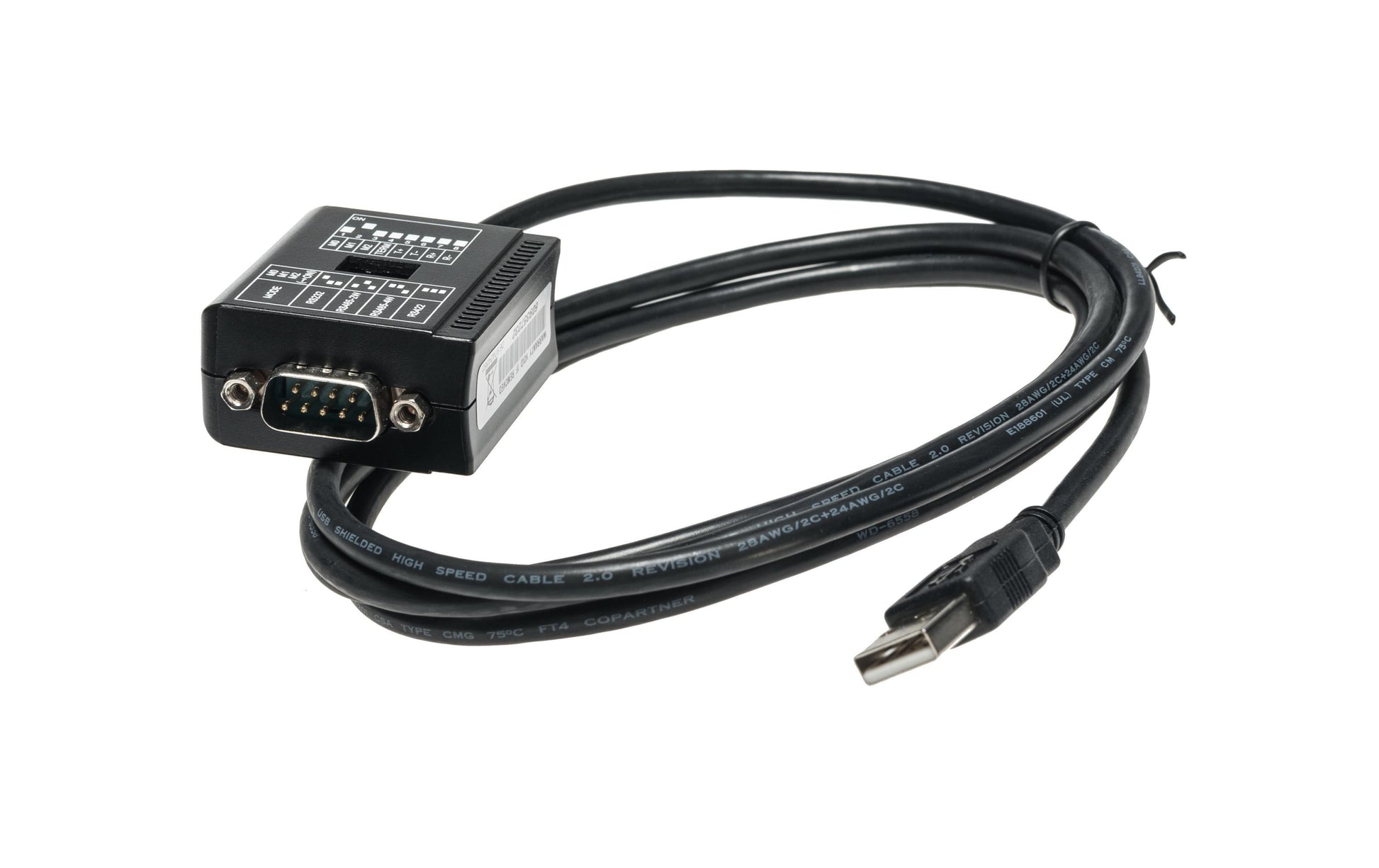 EXSYS EX-1309-9 Kabel USB-A zu RS-232/422/485 – USB 2.0, 16C550 UART, 1,8 m, FTDI, Schwarz