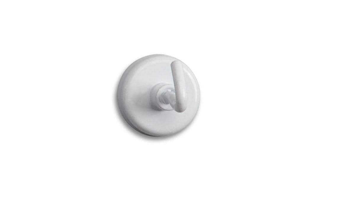 MAUL Magnethaken – Ø 25 mm – 5 Stk. – weiss