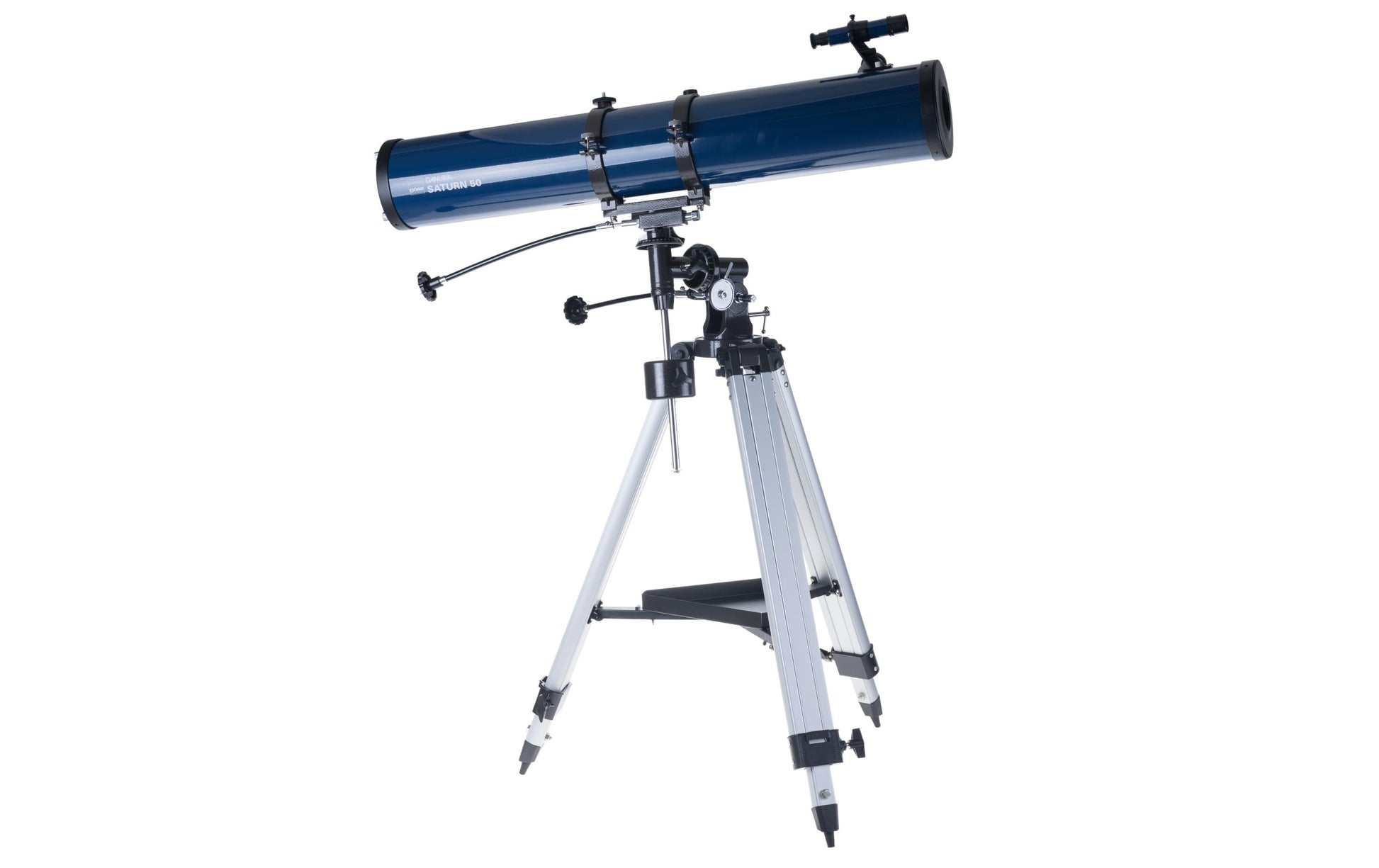 Dörr Danubia Saturn 50 – Spiegelteleskop, 114 mm, Brennweite 900 mm, Montierung EQ-2, Blau