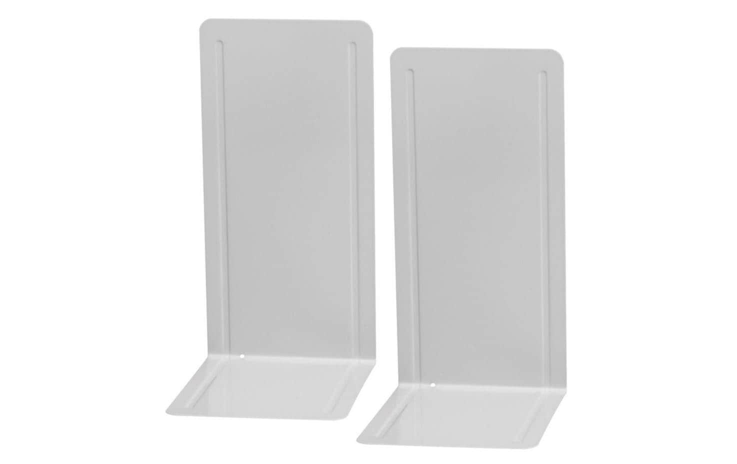 MAUL Registraturstützen – 120 × 240 mm – Stahl, Packung 2