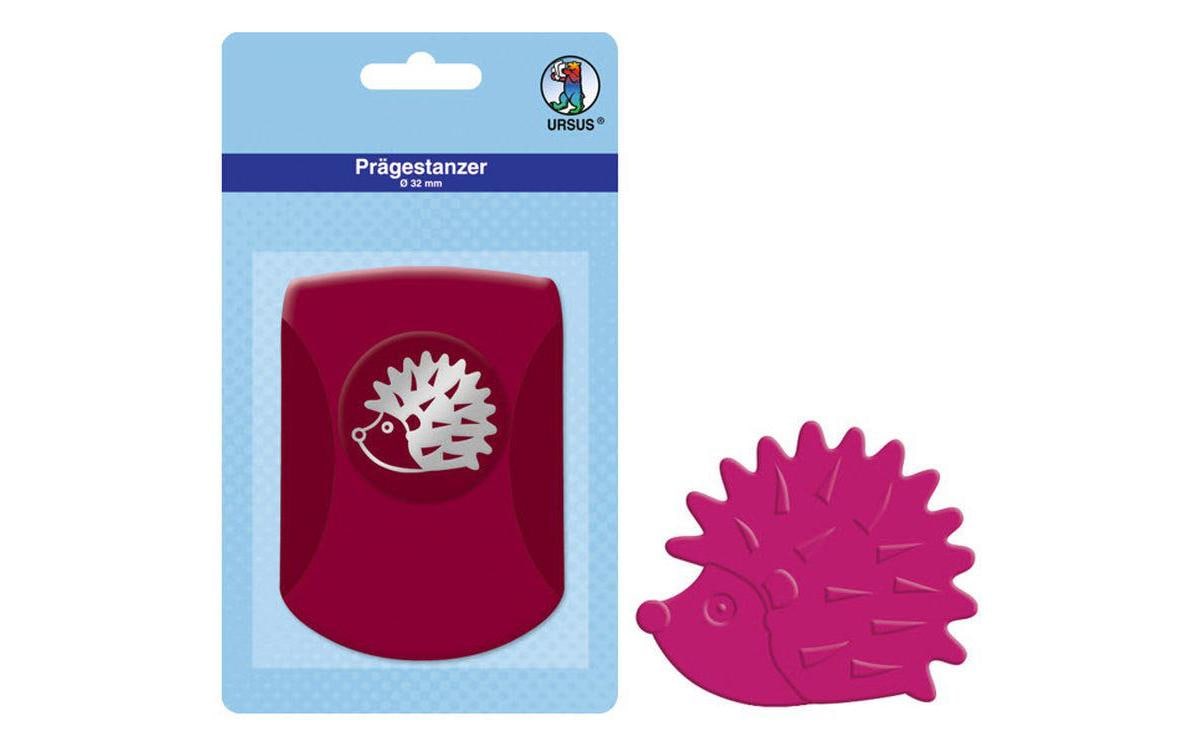 URSUS Motivstanzer Igel – Ø 32 mm, violett, 1 Stück