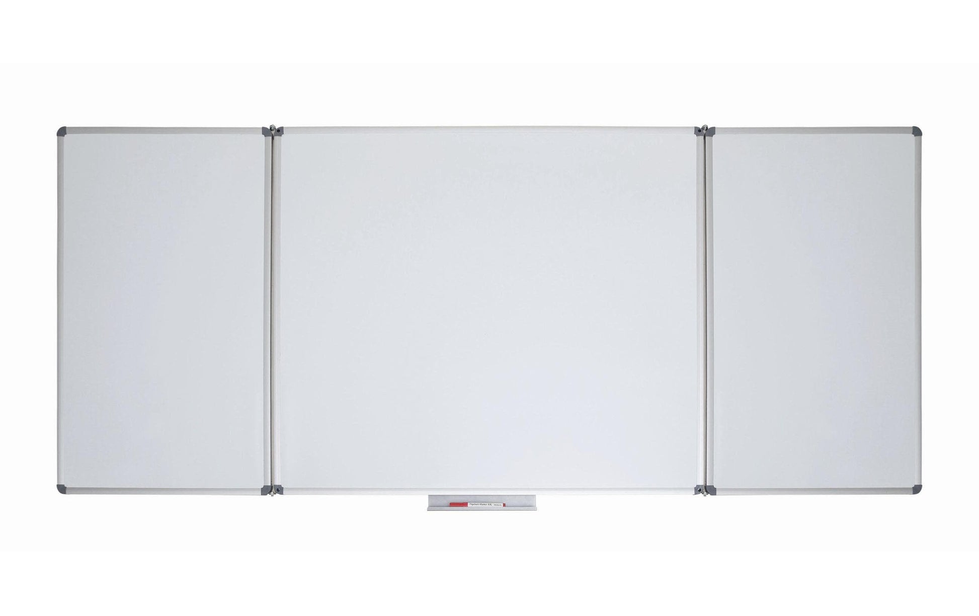 MAUL Whiteboard – 120 × 100 cm, Alu-Rahmen, Wandmontage, inkl. Stiftablage