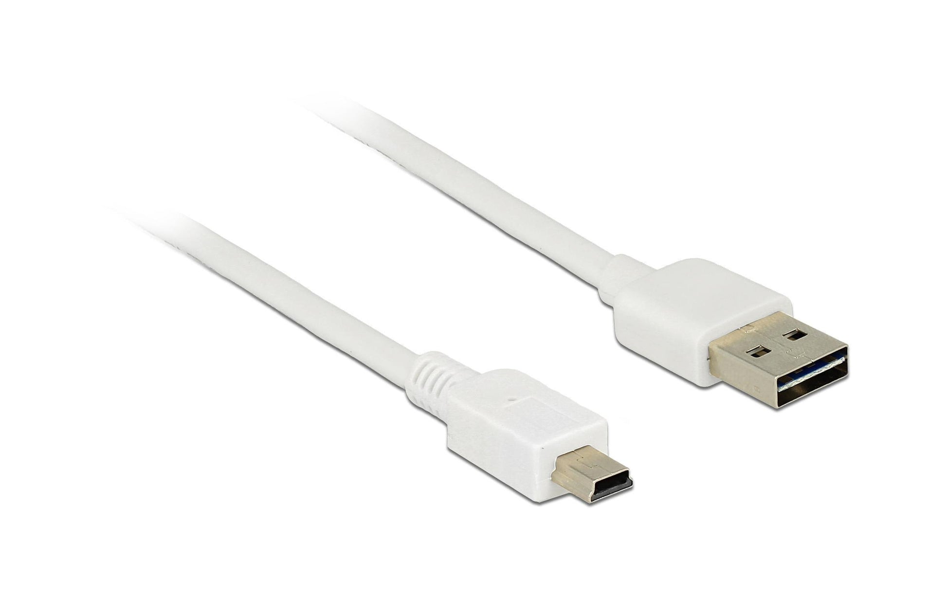 DeLOCK USB-A auf Mini-USB-B Kabel – USB 2.0 (480 Mbit/s) – 3 m – Weiss