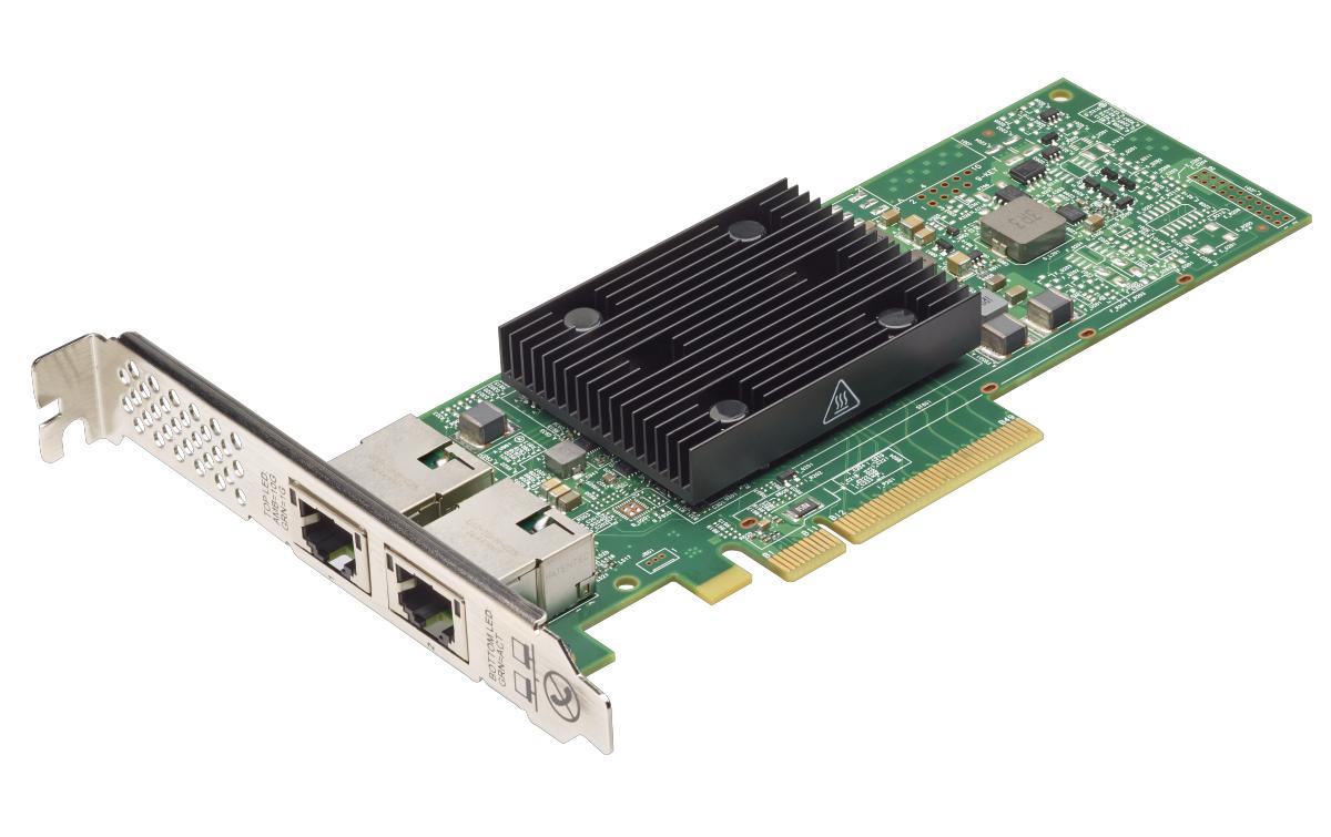 DELL Broadcom 57416 PCIe 10GbE Netzwerkkarte – 2× 10GBase‑T RJ‑45 – für Dell PowerEdge R440/R540/R640 (Auswahl)
