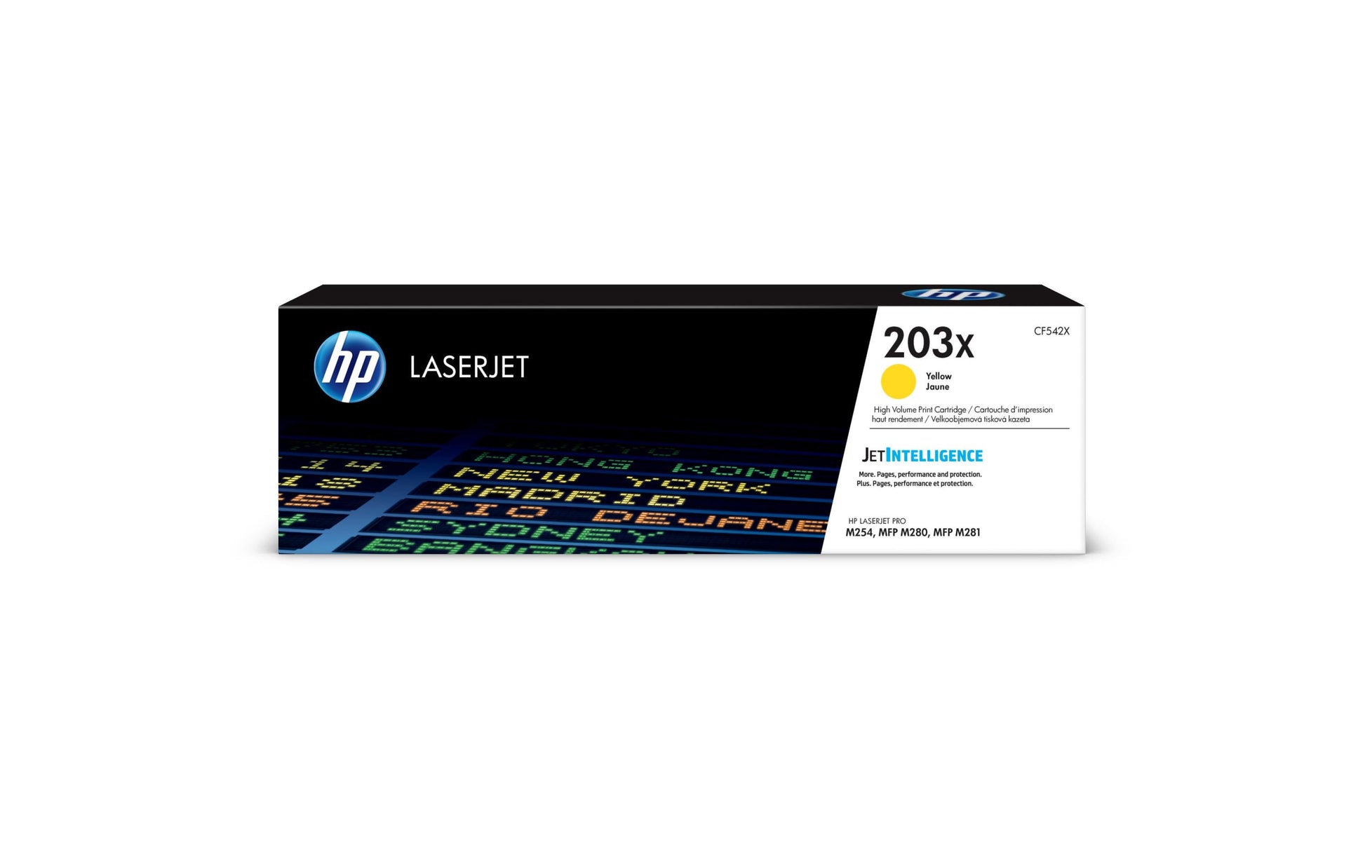 HP Toner 203X – Gelb, 2500 Seiten – für Farb-Laserdrucker/Multifunktionsgeräte