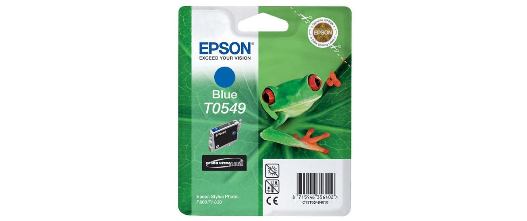 Epson Tintenpatrone T0549, cyan, 400 Seiten