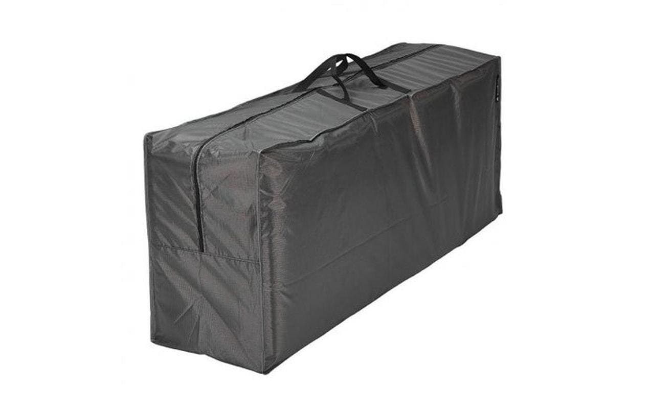 AeroCover Schutzhülle rechteckig 125 × 32 × 50 cm, schwarz, Polyester, wetterfest, für Gartenkissen