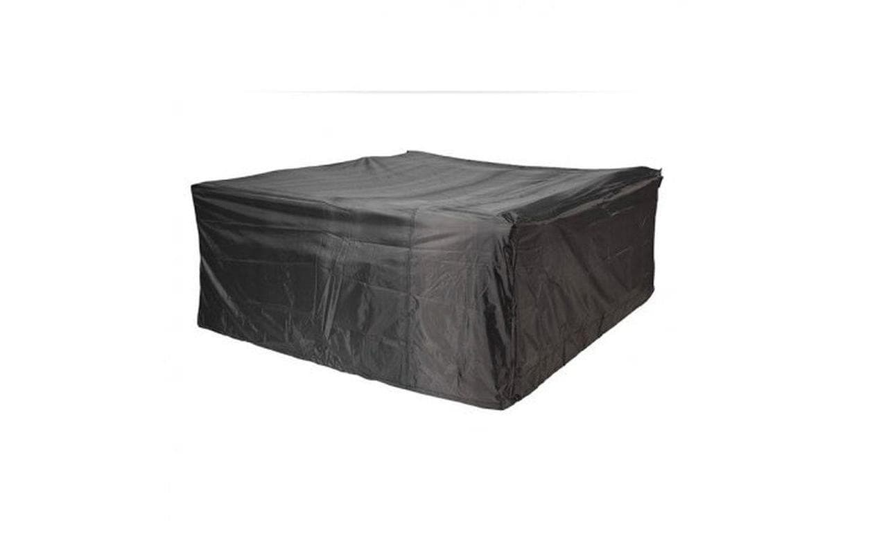 AeroCover Schutzhülle Rechteckig 235 × 235 × 70 cm, Schwarz, Ripstop-Polyester, Wasserfest, Atmungsaktiv, Für
