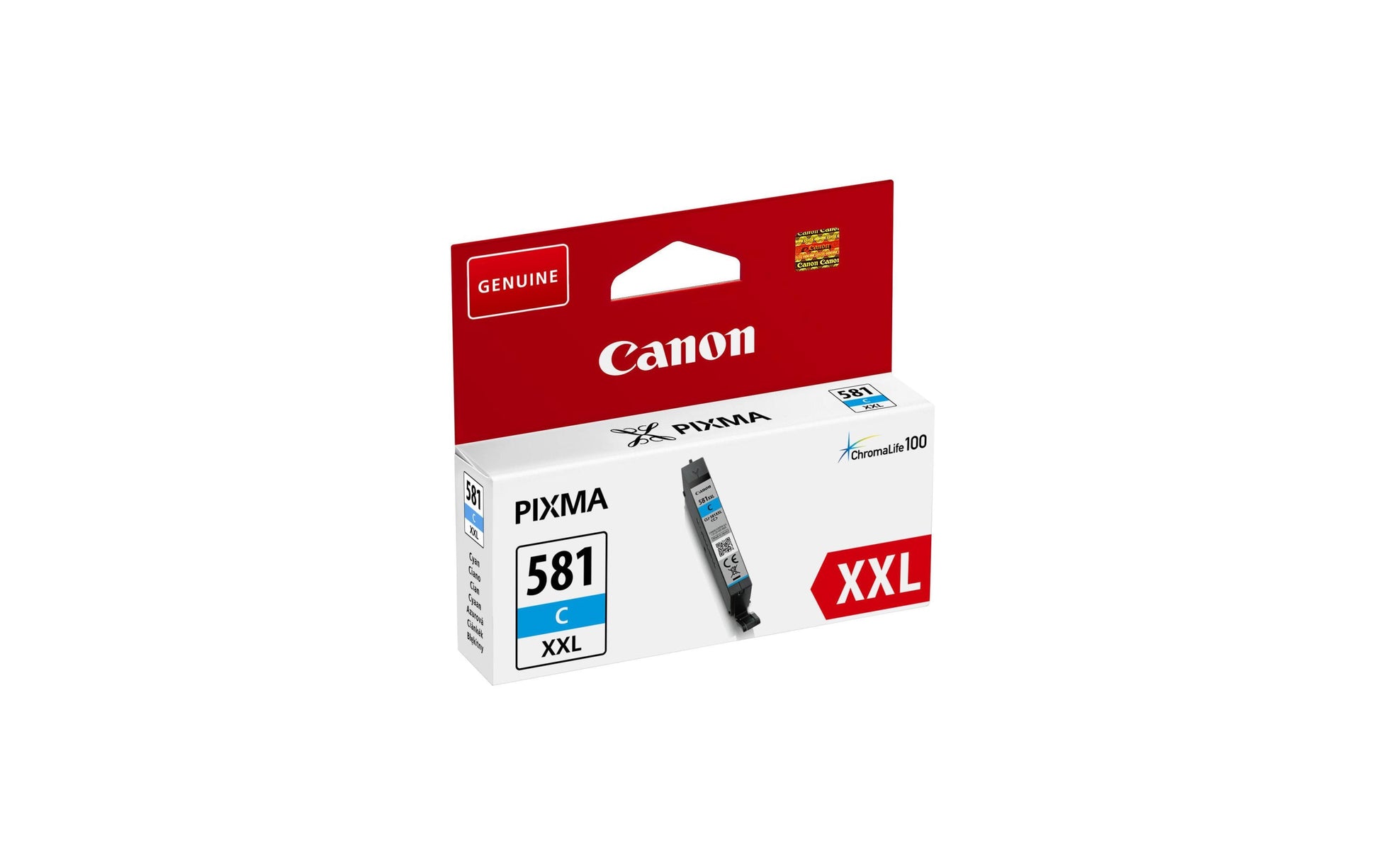 Canon Tintenpatrone CLI-581, cyan, 830 Seiten – für Inkjetdrucker und Multifunktionsgeräte