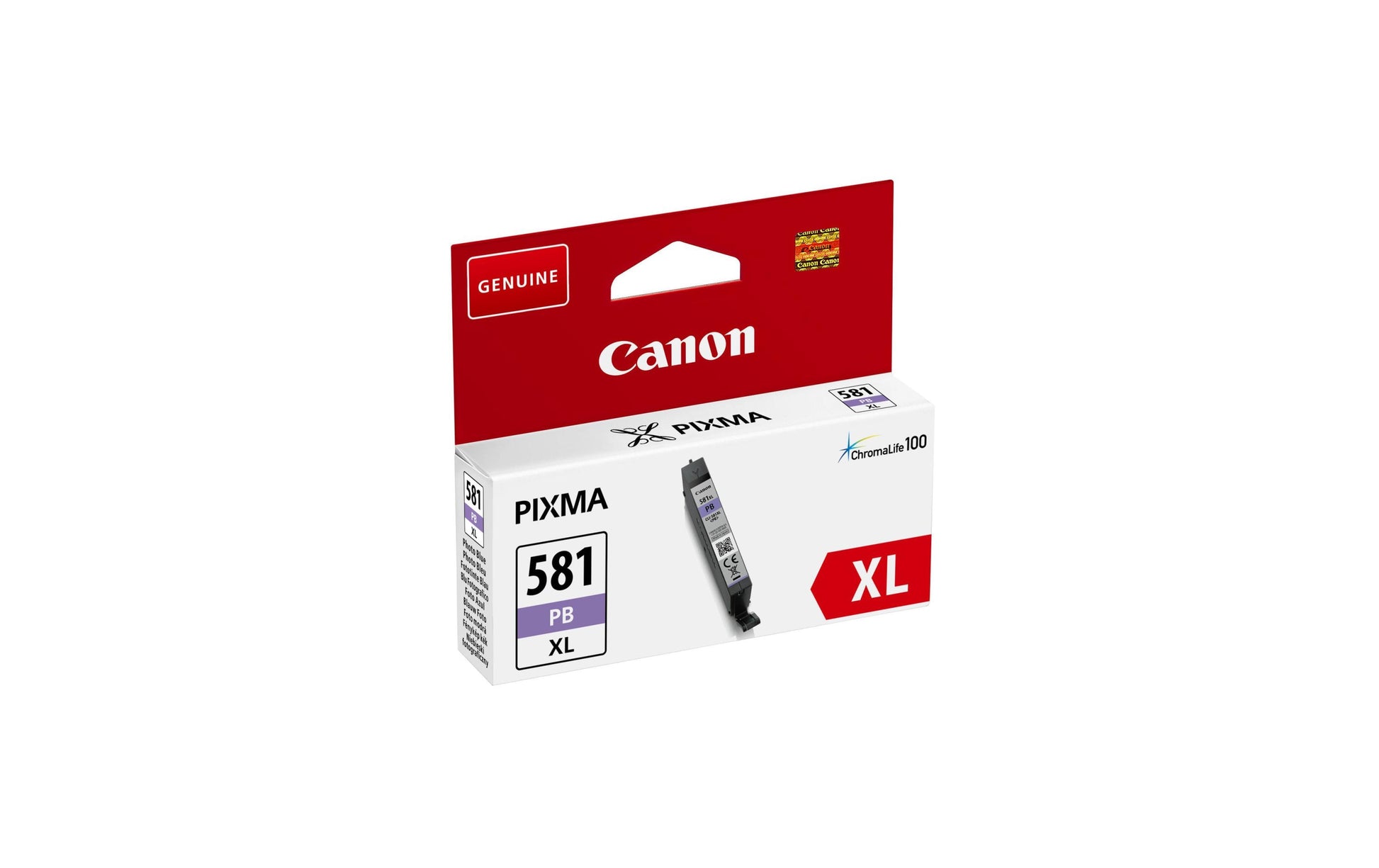 Canon Tintenpatrone CLI-581XL, Foto blau, 3'320 Seiten – für Tintenstrahldrucker/Multifunktionsgeräte