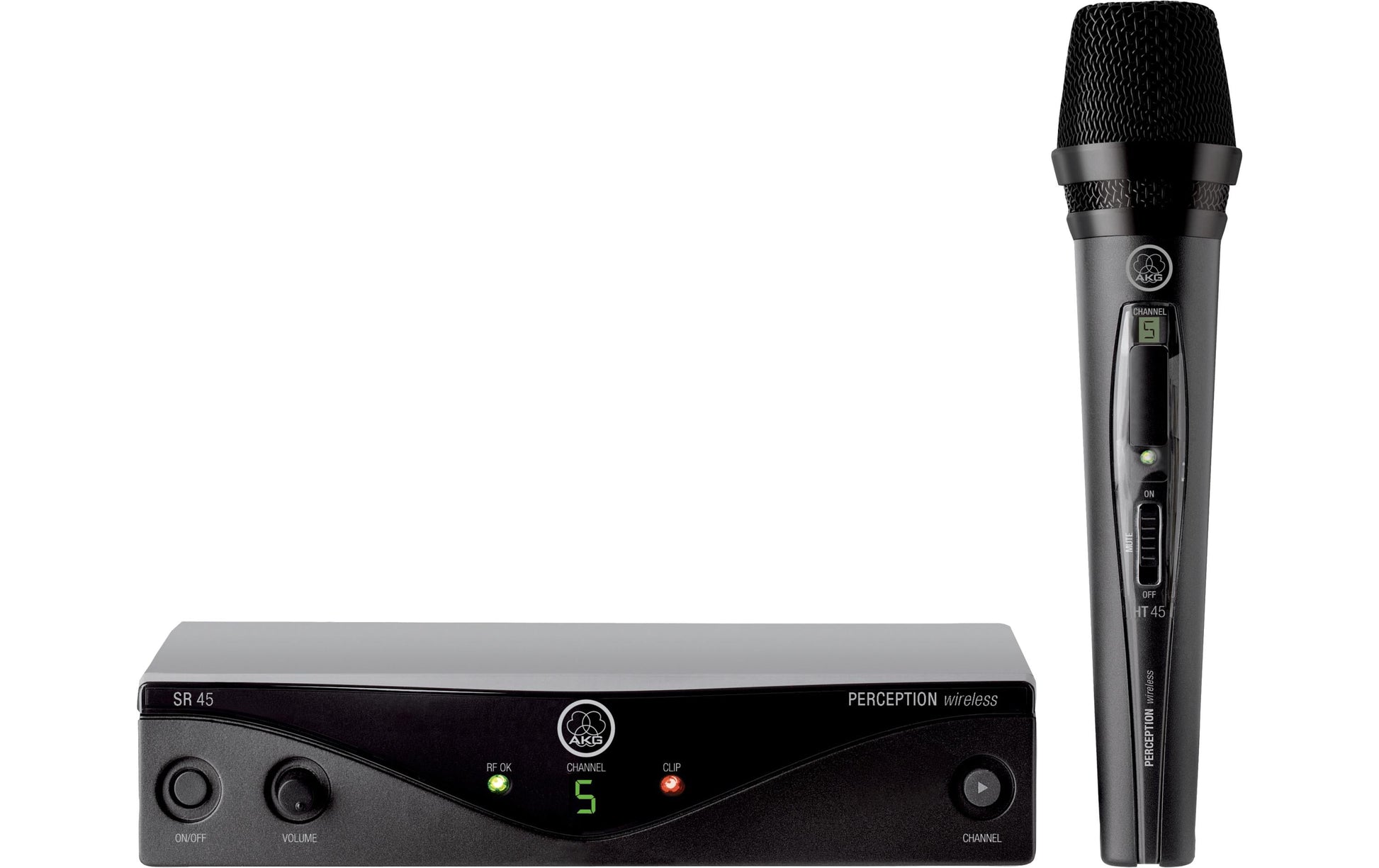 AKG PW45 – Bühnenmikrofon – 6,3 mm Klinke, XLR, Kabellos, Superniere