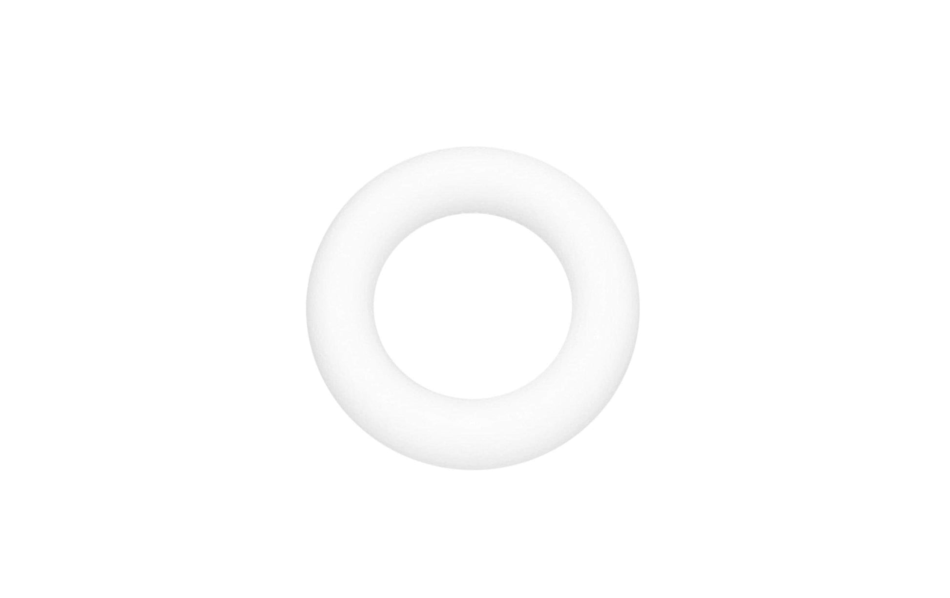 GLOREX Styroporring, Polystyrol, Weiss, Ø 12 cm × 2,5 cm, 1 Stk., 63803826