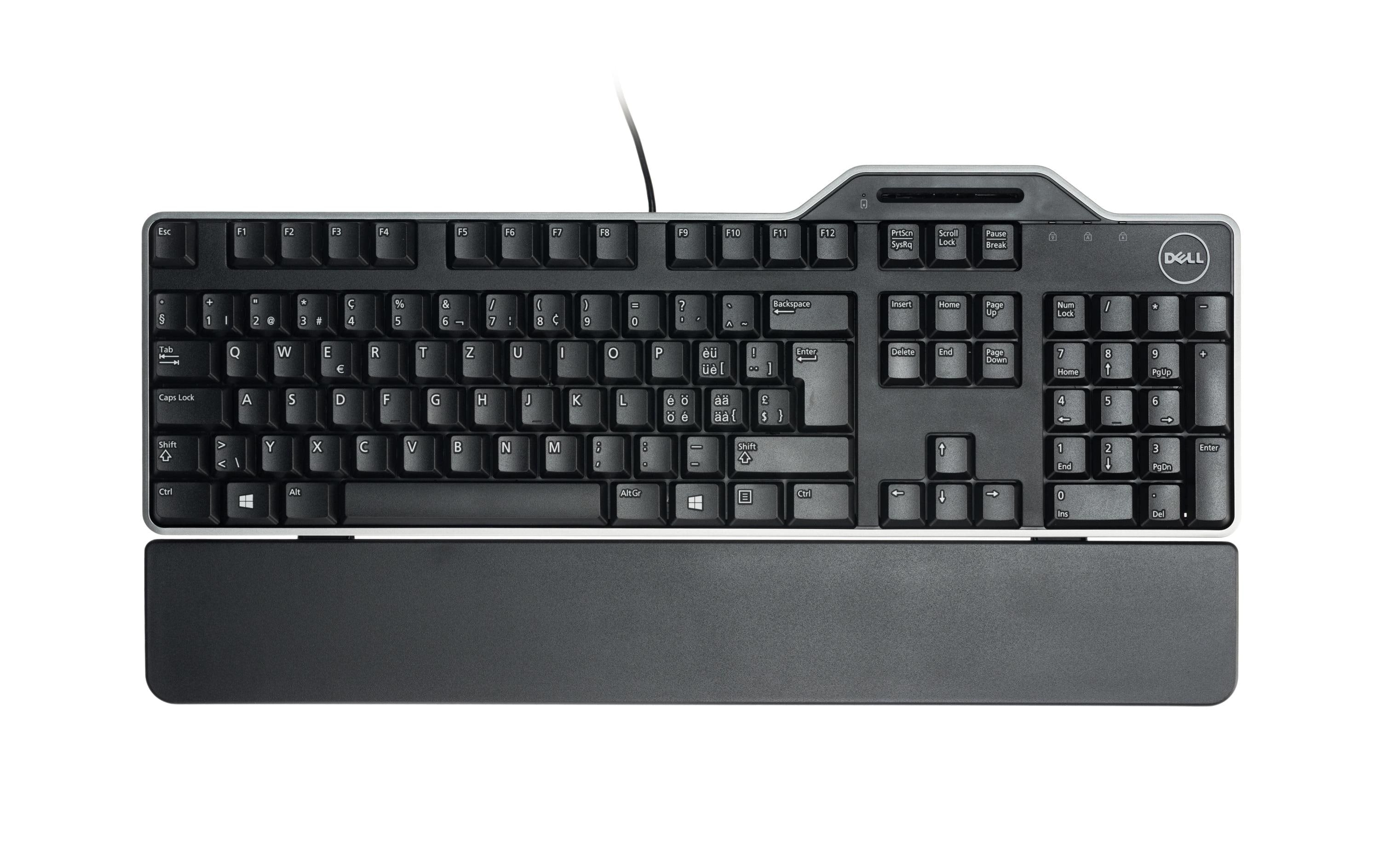 Dell KB813 – Tastatur, kabelgebunden (USB-A), DE-Layout (DE), Fullsize (mit Ziffernblock)