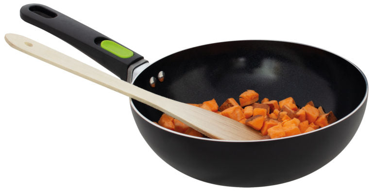 Eurotrail Fonduepfanne ETKW5521 – Ø 24 cm – Aluminium, Antihaftbeschichtung, für Induktion, Gas, Glaskeramik und