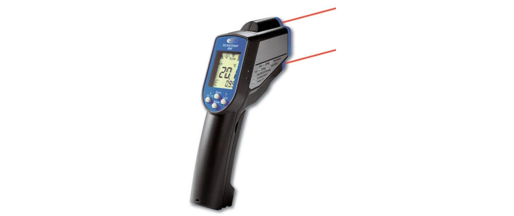 TFA-Dostmann TFA Dostmann Scan Temp 490 Infrarot-Thermometer – D:S 50:1, 3 Messpunkte, Data-Hold, °C/°F, kalibriert