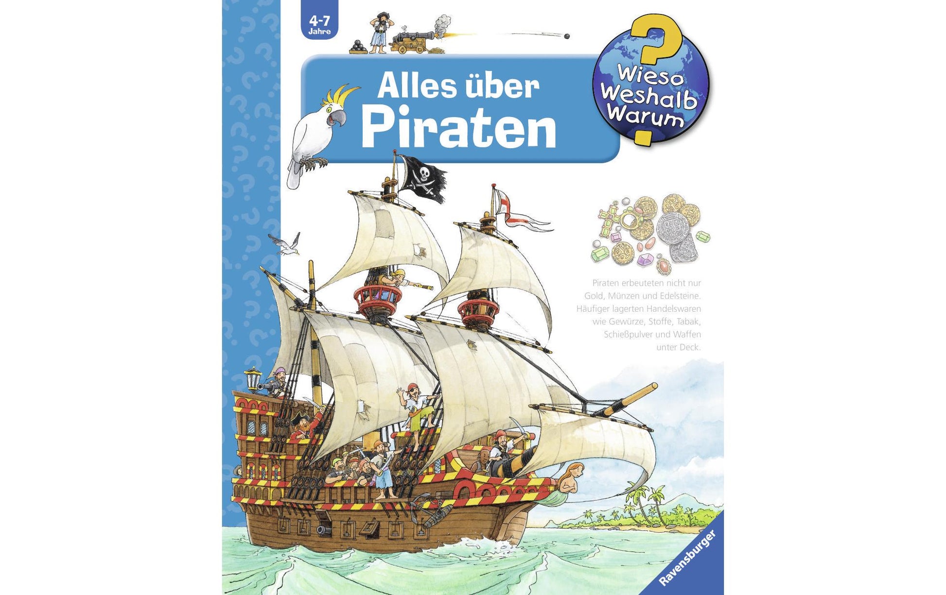 Ravensburger Buch – Alles über Piraten, Hardcover, 16 Seiten, Deutsch, 4–7 Jahre