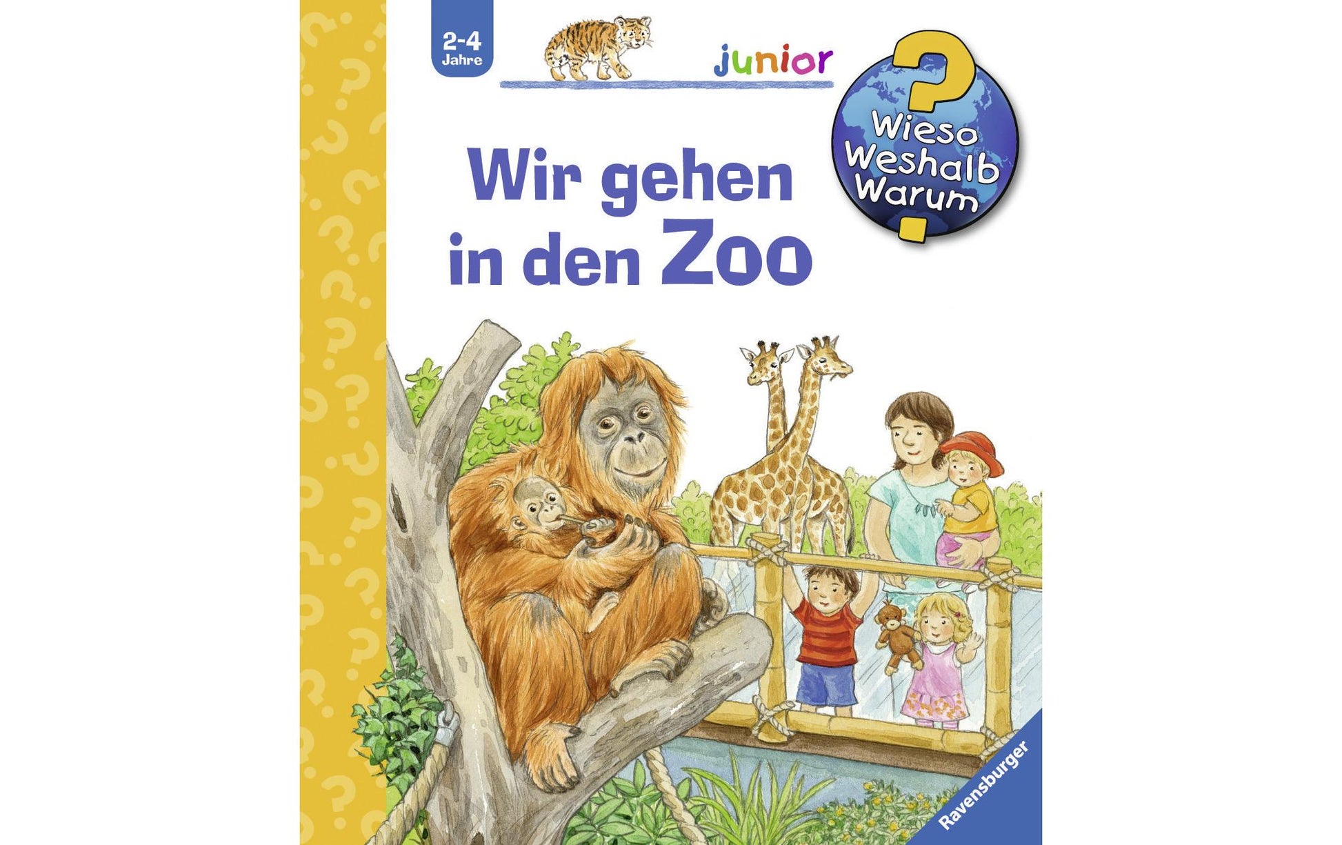 Ravensburger Buch – Wir gehen in den Zoo, Hardcover, 16 Seiten, Deutsch, 2–4 Jahre