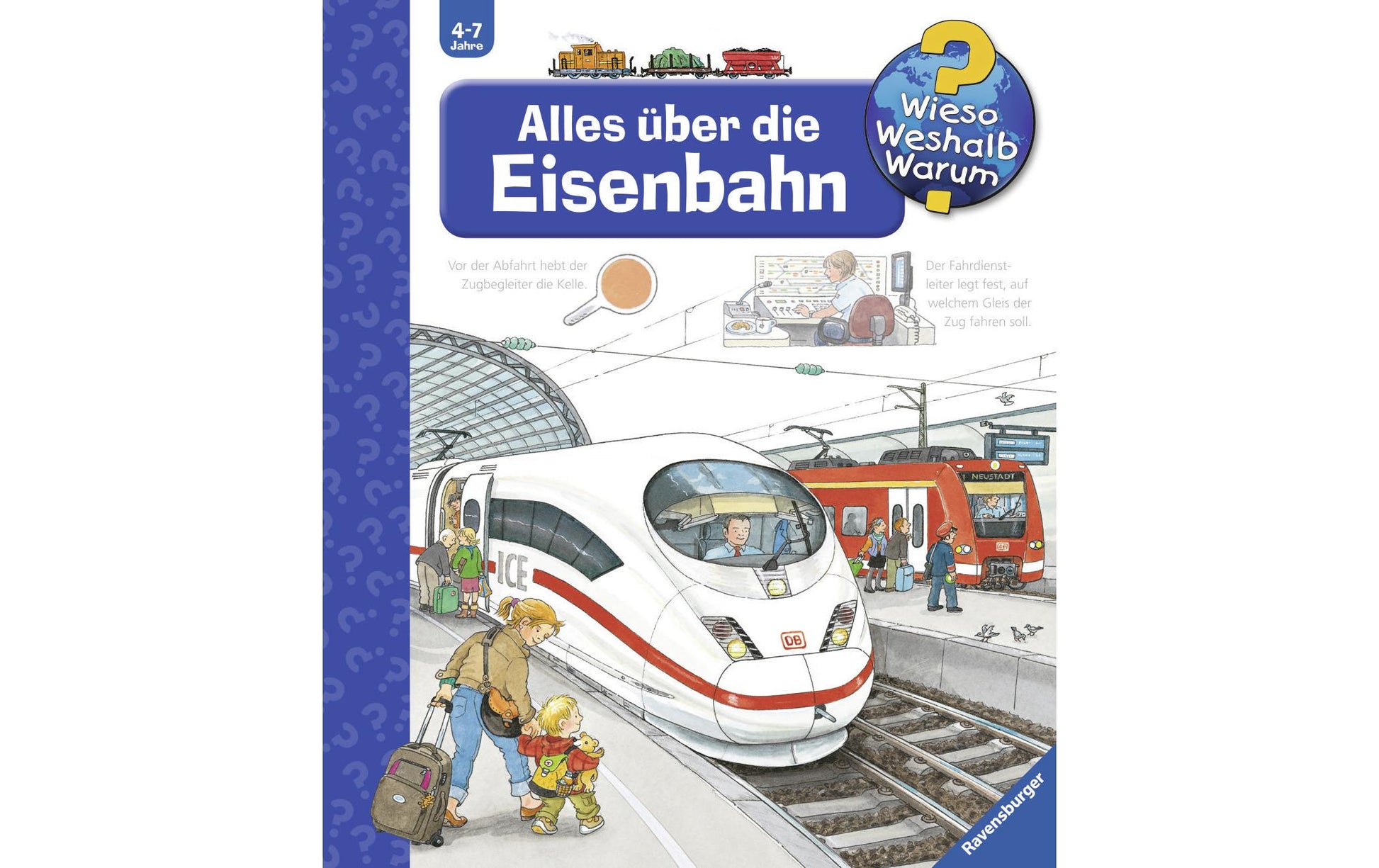Ravensburger Buch – Alles über die Eisenbahn, Hardcover, 16 Seiten, Deutsch, ab 4 Jahren