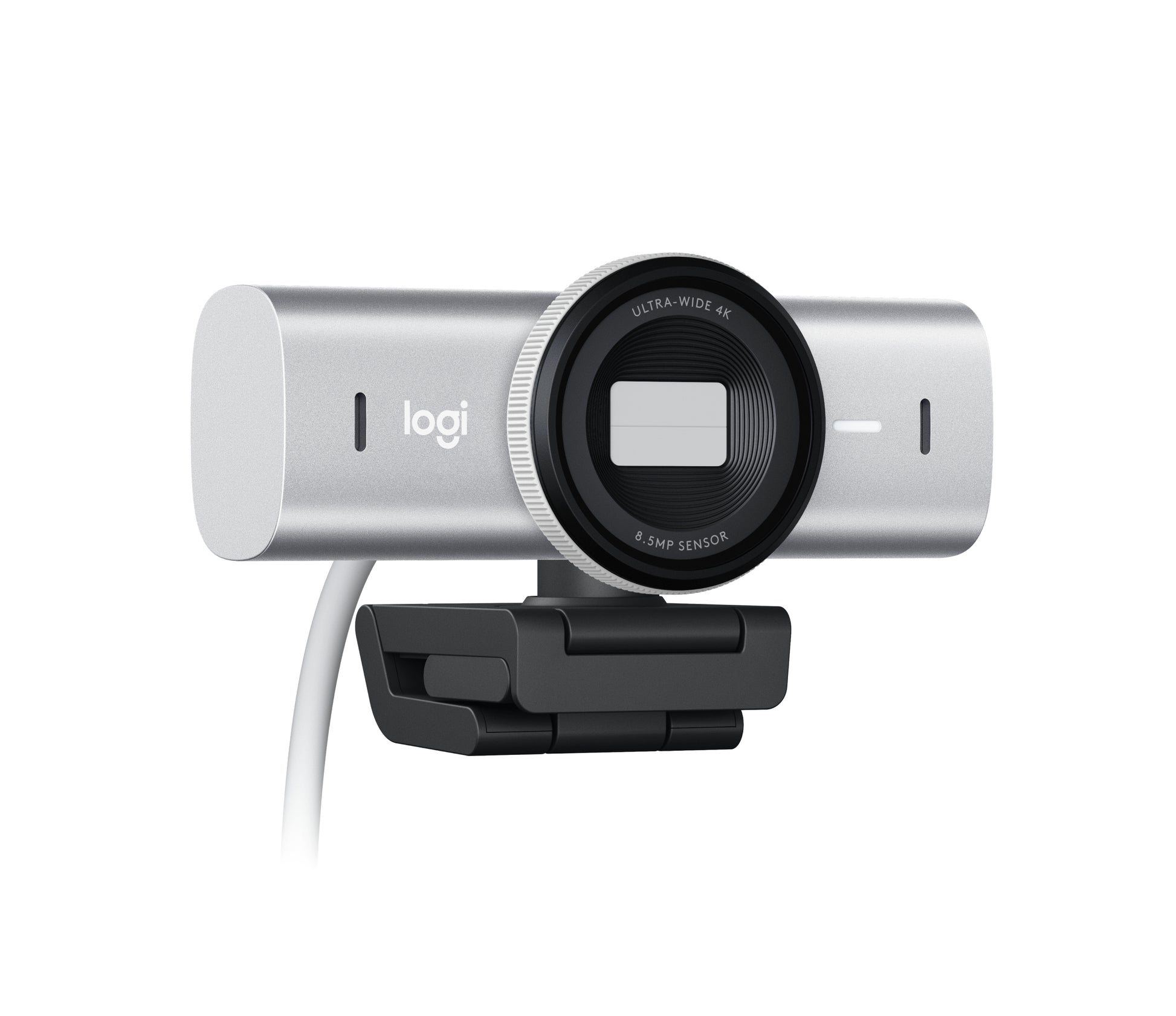 Logitech MX Brio Webcam – 4K Ultra HD, 30 fps, Autofokus, USB 3.0, Sichtschutz – Grau