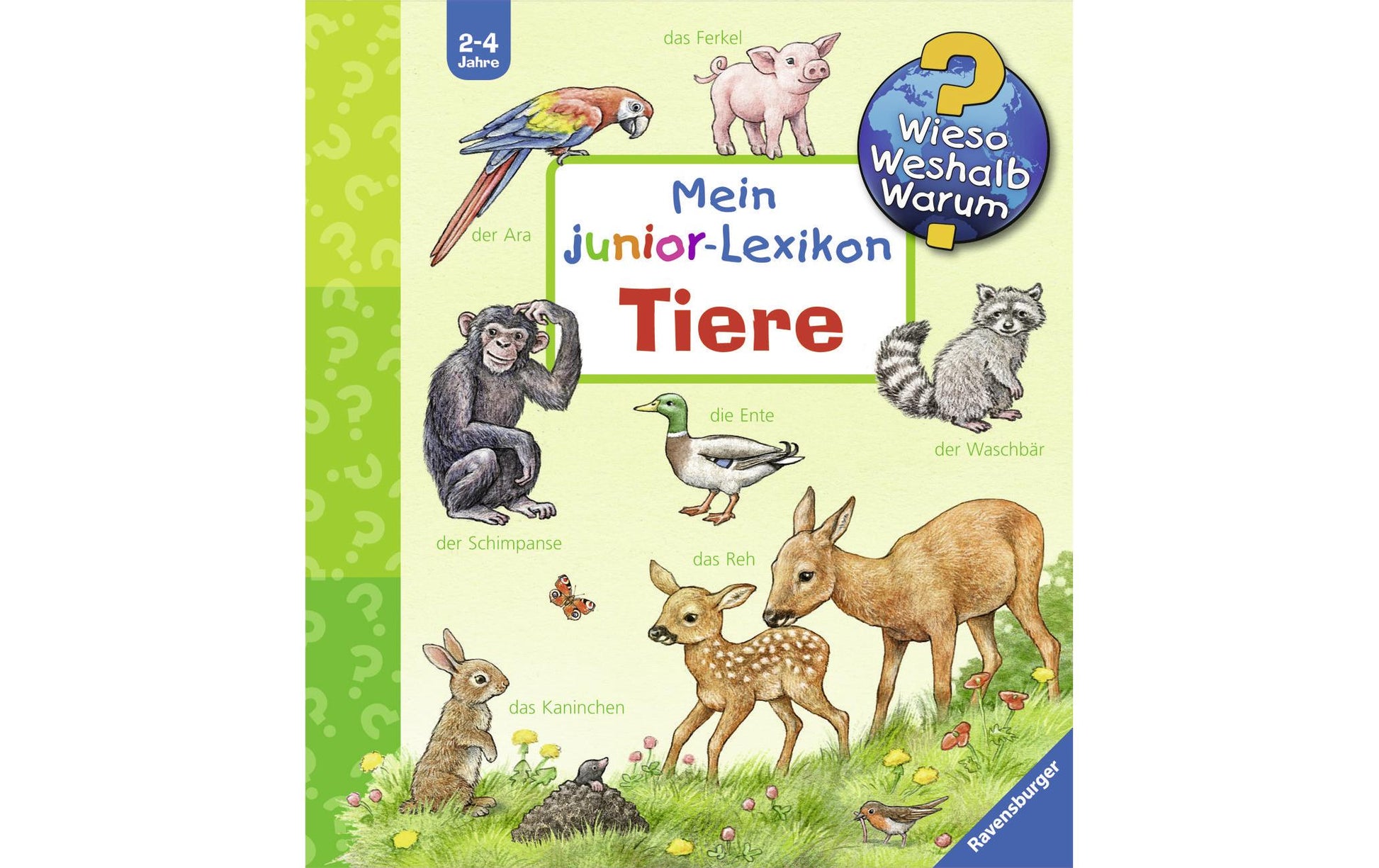 Ravensburger Buch – WWW Mein Junior-Lexikon: Tiere, Hardcover, 24 Seiten, Deutsch, 2–4 Jahre