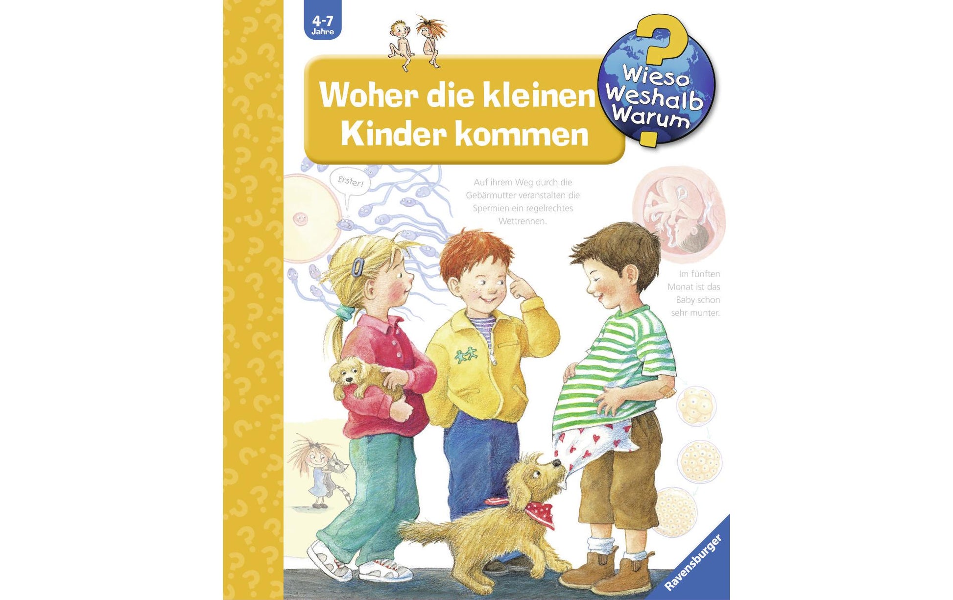 Ravensburger Buch – WWW13 Woher die kleinen Kinder kommen, Hardcover, 16 Seiten, Deutsch, 4–7 Jahre