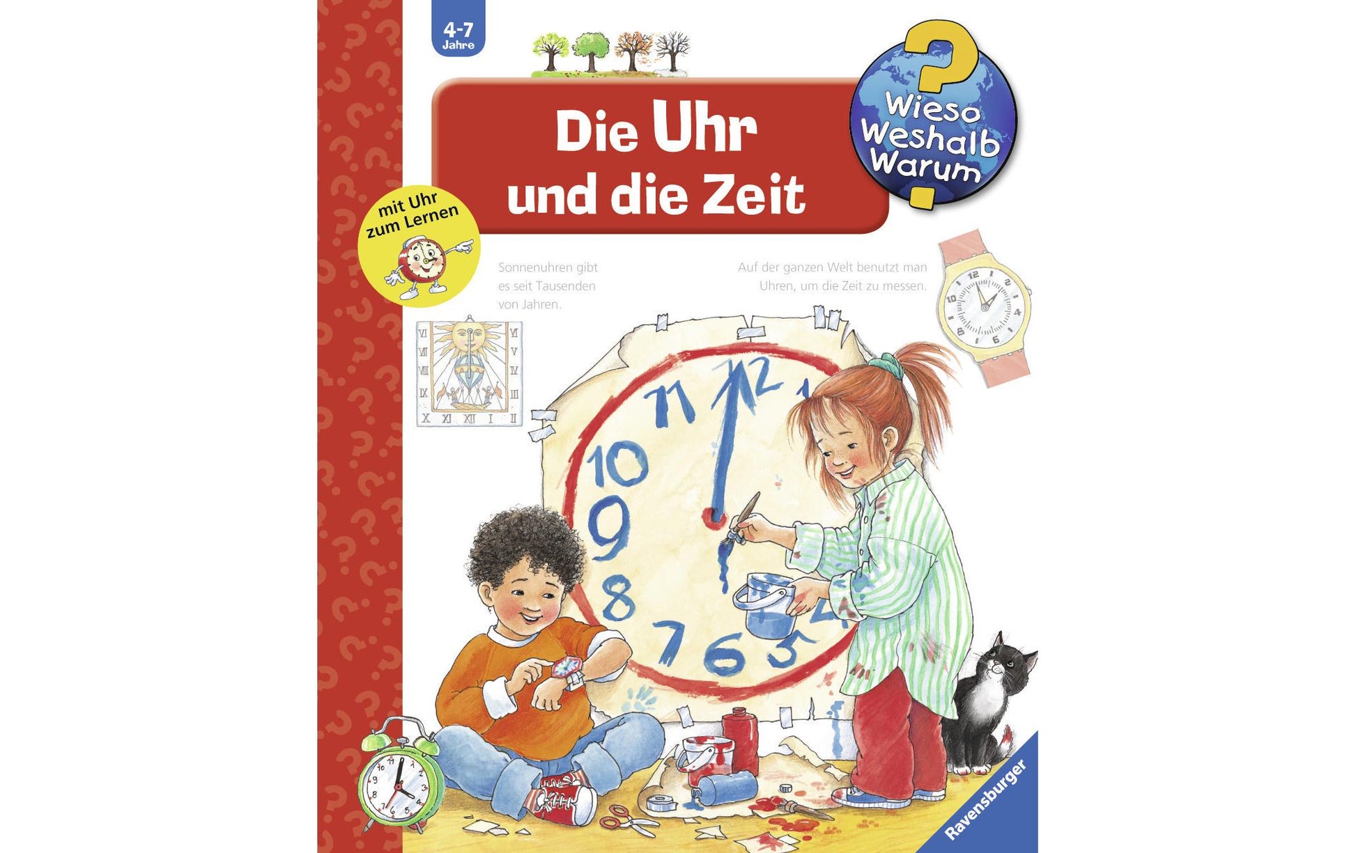 Ravensburger Buch – Die Uhr und die Zeit, Hardcover, 16 Seiten, ab 4 Jahren, Deutsch