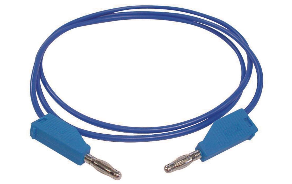 Velleman TLM8BL – Messleitung – 1'000 mm, 4 mm Bananenstecker, Blau