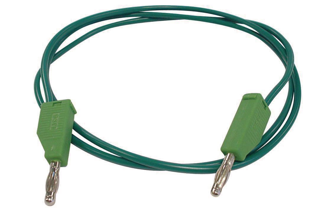 Velleman TLM8G – Messleitung – 1'000 mm, 4 mm Bananenstecker, Grün
