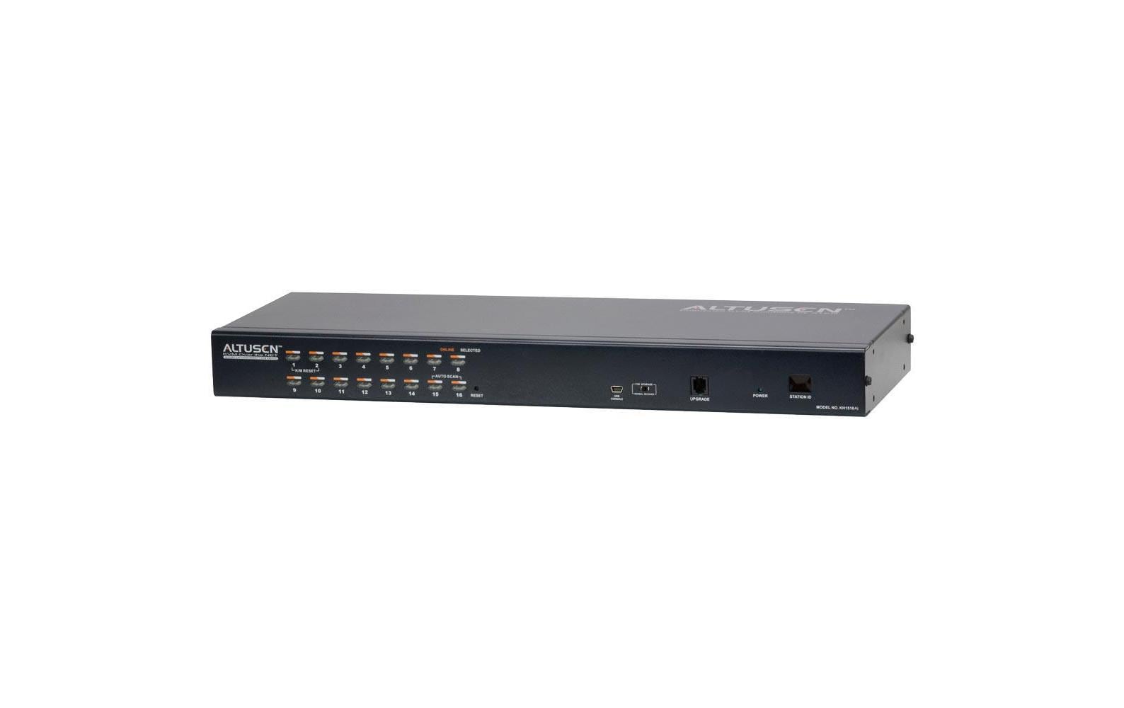 ATEN KH1516AI – KVM-Switch 16 Port, RJ-45/PS/2/VGA/USB 2.0, UXGA (1600 × 1200), KVM über IP, 19" Rackmontage