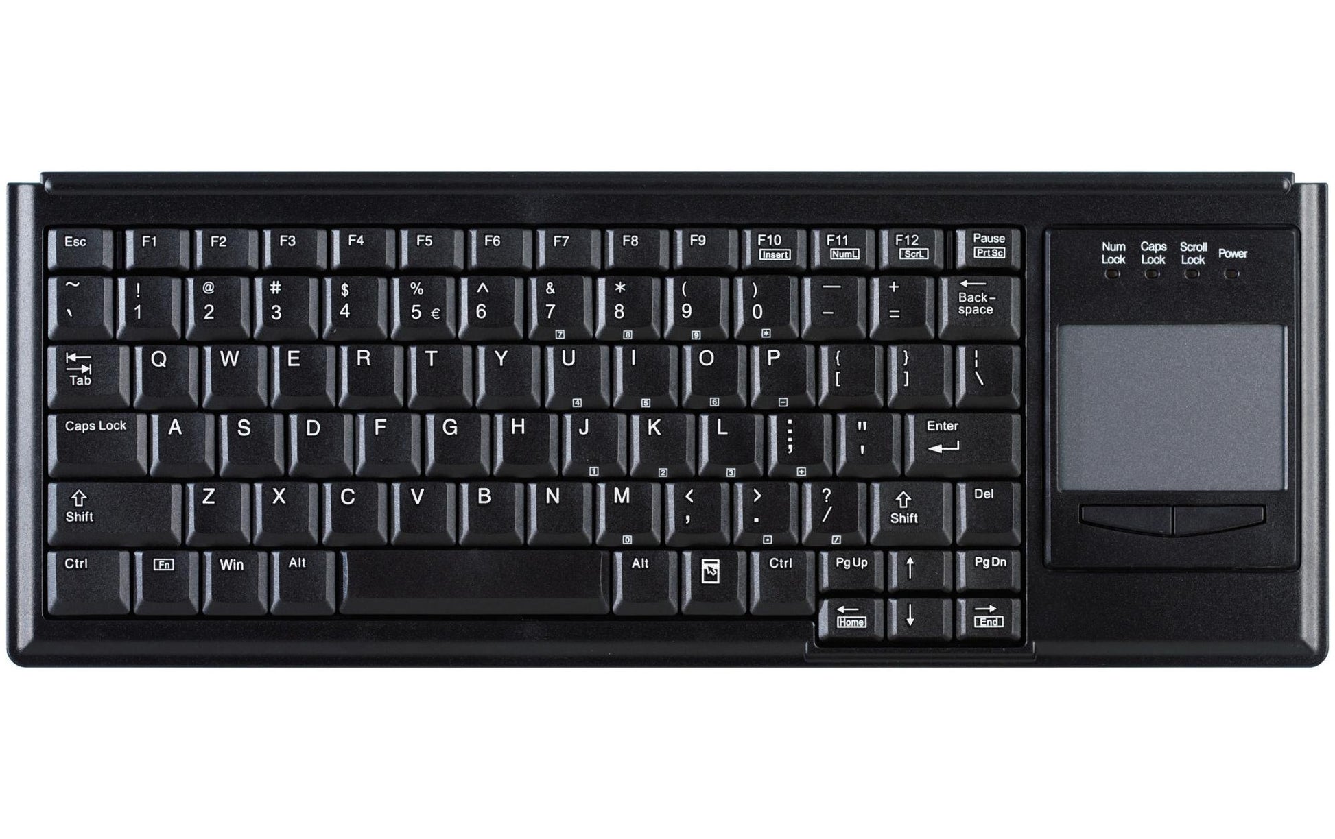 Active Key AK-4400 – Tastatur, kabelgebunden (USB-A), CH-Layout (DE-CH), TKL (ohne Ziffernblock), Scherenmechanik