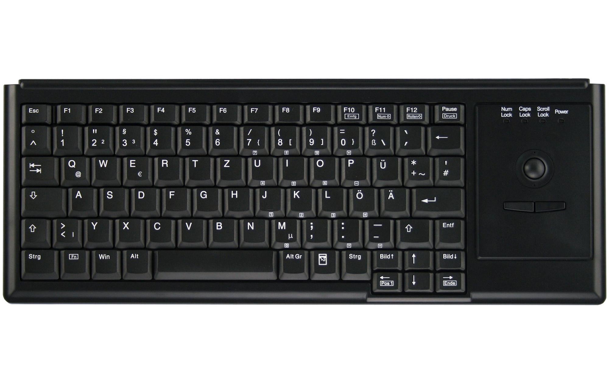 Active Key AK-4400TU – Tastatur, kabelgebunden (USB-A), CH-Layout (DE-CH), TKL (ohne Ziffernblock), Scherenmechanik