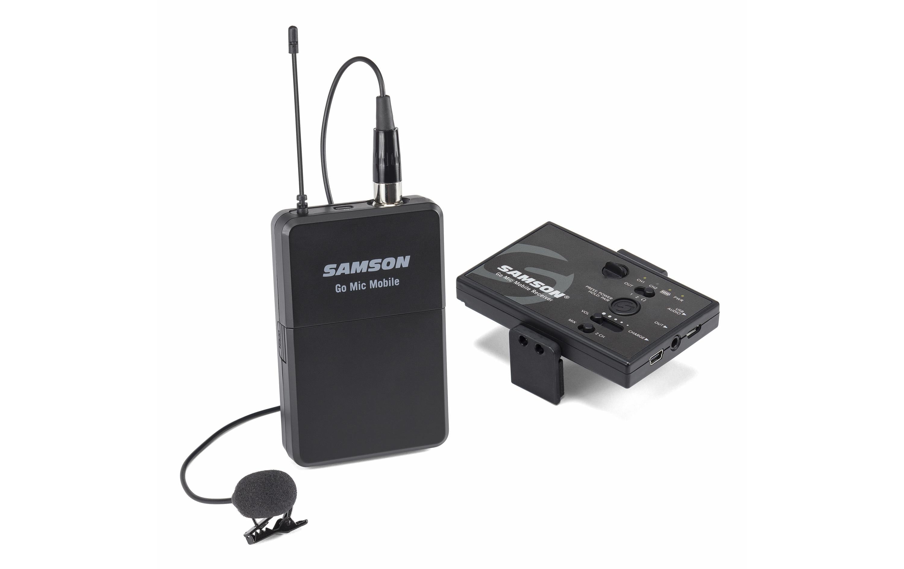 Samson Go Mic – Lavaliermikrofon – Mini-XLR, Kabellos, Omnidirektional