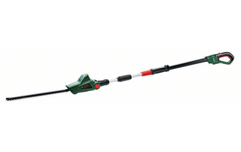 Bosch UniversalHedgePole 18 Akku-Teleskop-Heckenschere – 18 V – Schwertlänge 430 mm, Messerabstand 16 mm – Solo