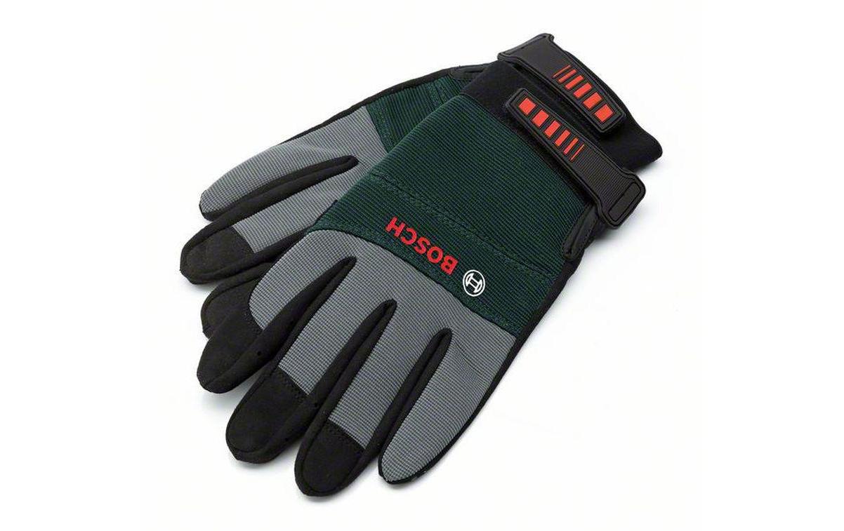 Bosch Arbeitshandschuhe – L, 1 Paar (2 Stück) – Grau/Schwarz