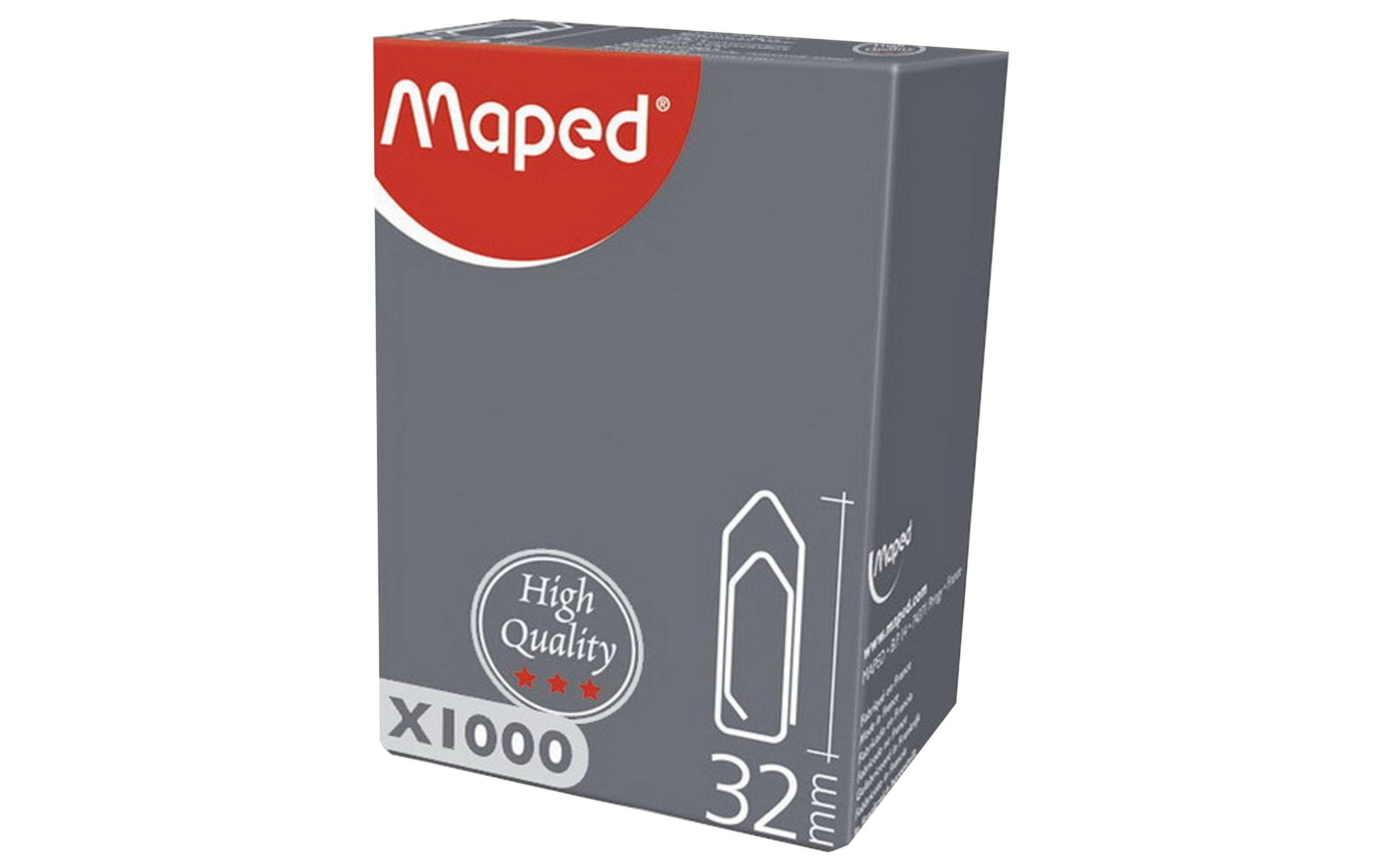 Maped Büroklammern 32 mm – Edelstahl – 1000 Stk.