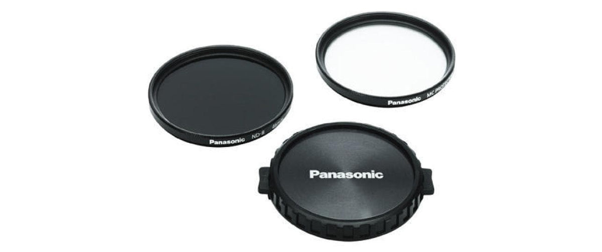 Panasonic VW-LF46NE-K Filterset – 46 mm, ND8, Schutz-/Graufilter – Schwarz – 3er-Pack