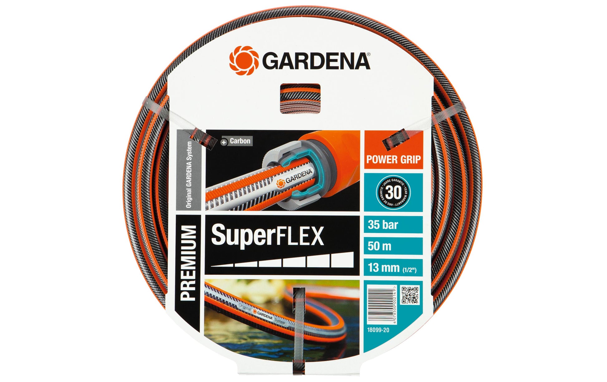 Gardena Gartenschlauch Premium SuperFLEX, 50 m, Ø 13 mm, bis 35 bar