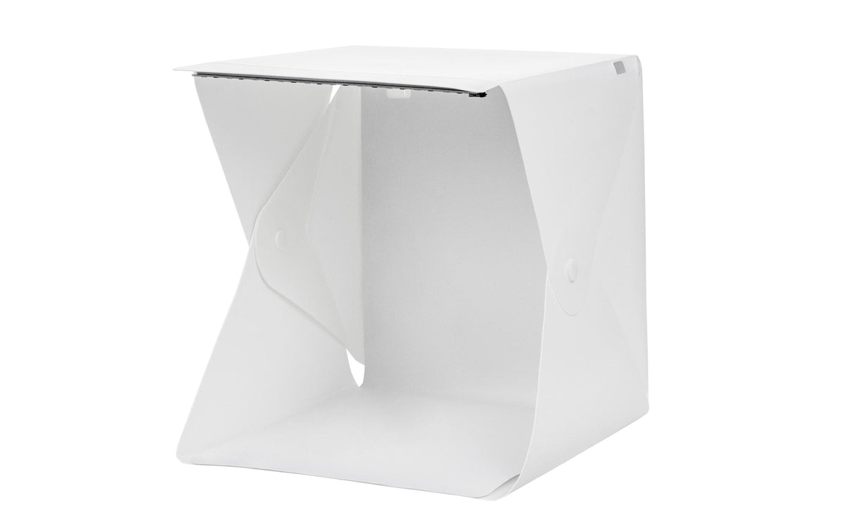 Dörr ML-2020 Aufnahmebox (faltbar) – 20 LEDs, 5500 K, USB – Weiss – 240 × 240 × 220 mm
