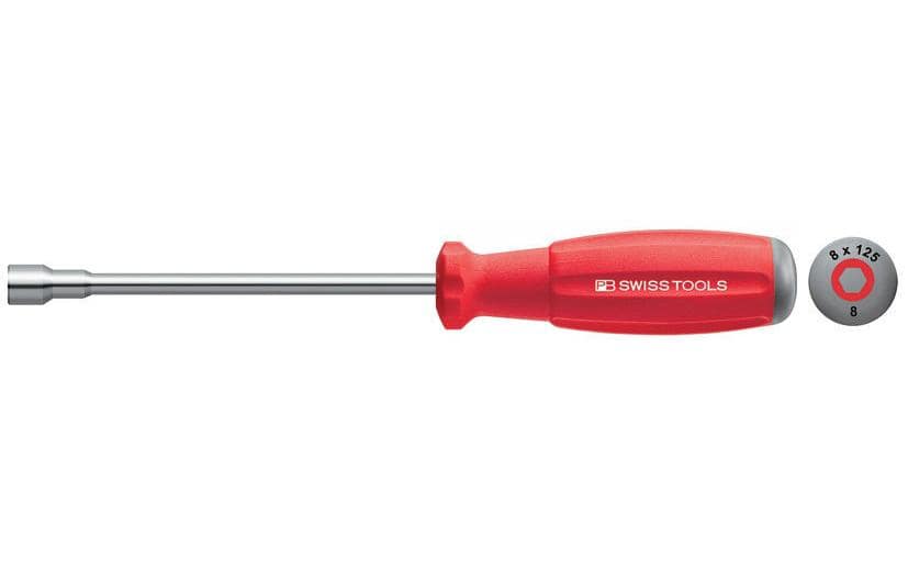 PB Swiss Tools SwissGrip – Schraubenzieher-Set HEX, 4,5 mm, 1-teilig – Klingenlänge 80 mm – PB 8200.4.5-80