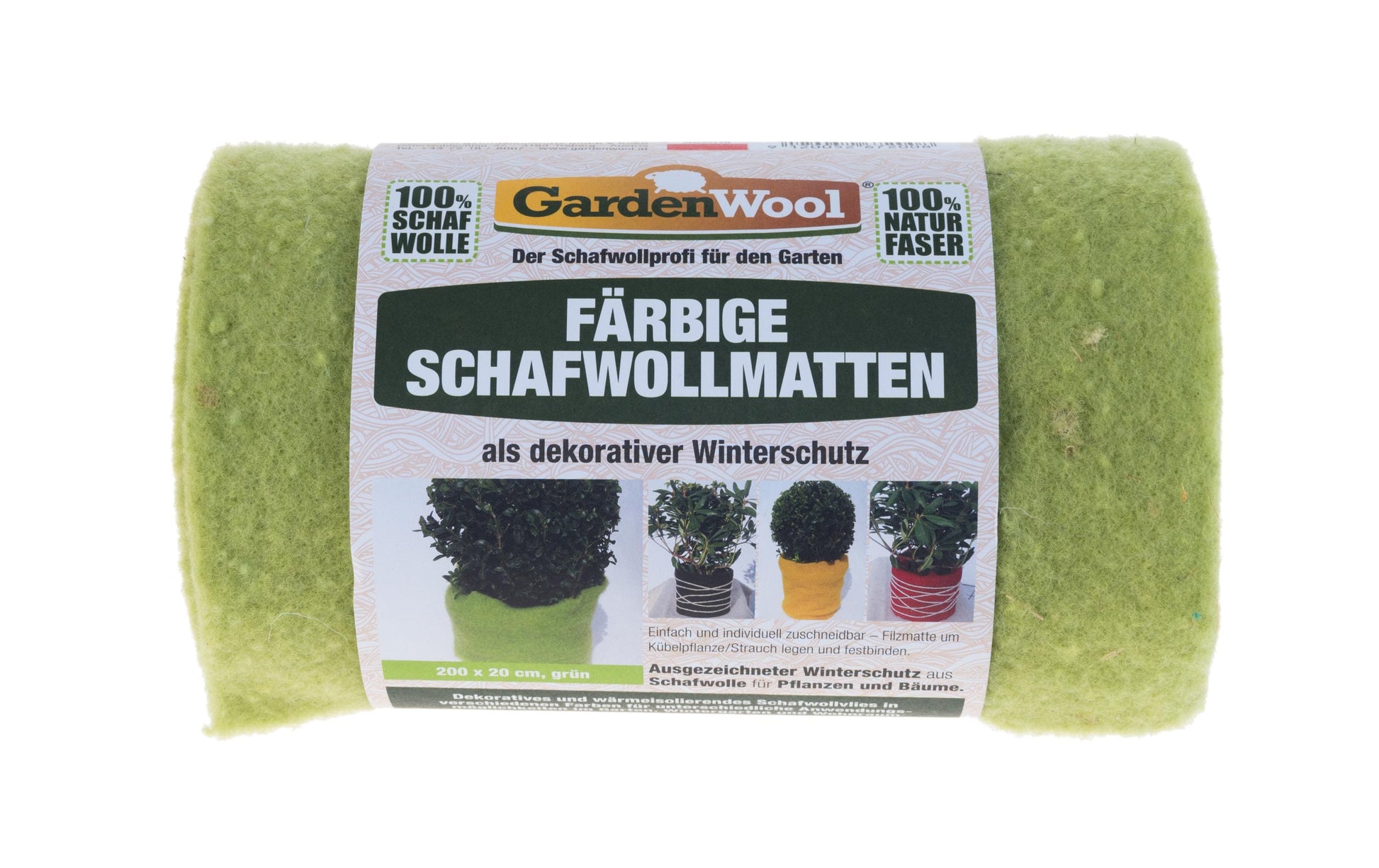 Gardenwool Winterschutzmatte – Schurwolle – 200 × 20 cm