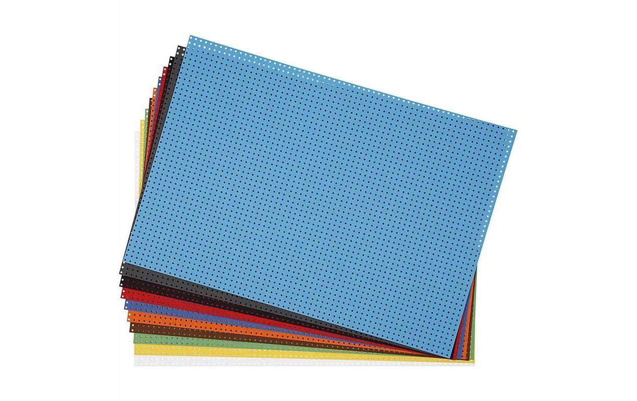 URSUS Stickkarton 23 × 33 cm – 300 g/m², 10 Blatt, mehrfarbig