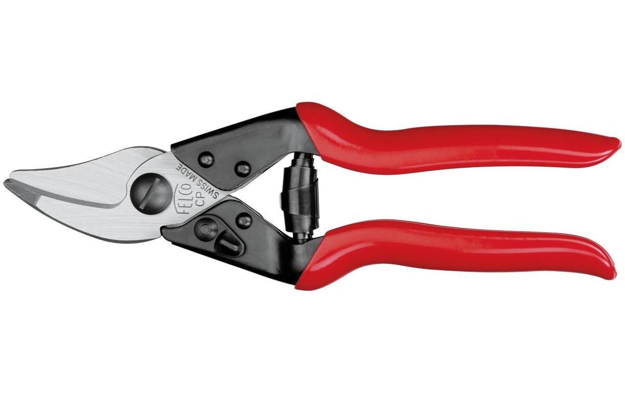 Felco CP – Gartenschere Klingenlänge 205 mm, Edelstahlklinge, Stahlgriff, Rot, 1 Stk.