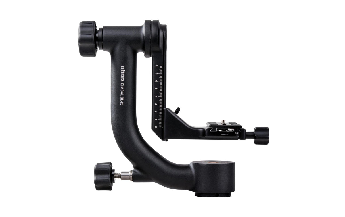 Dörr GL-25 Stabilisierungskopf – 8 kg Traglast, 230 mm Höhe – für DSLM, DSLR, Camcorder – Schwarz