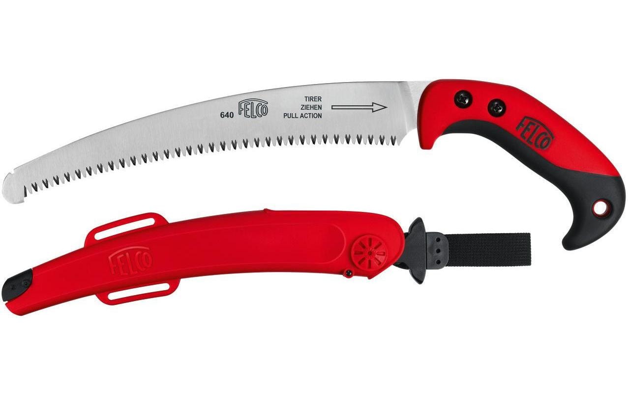 Felco 640 – Baumsäge 270 mm, Stahl, Klingenschutz, Schwarz/Rot
