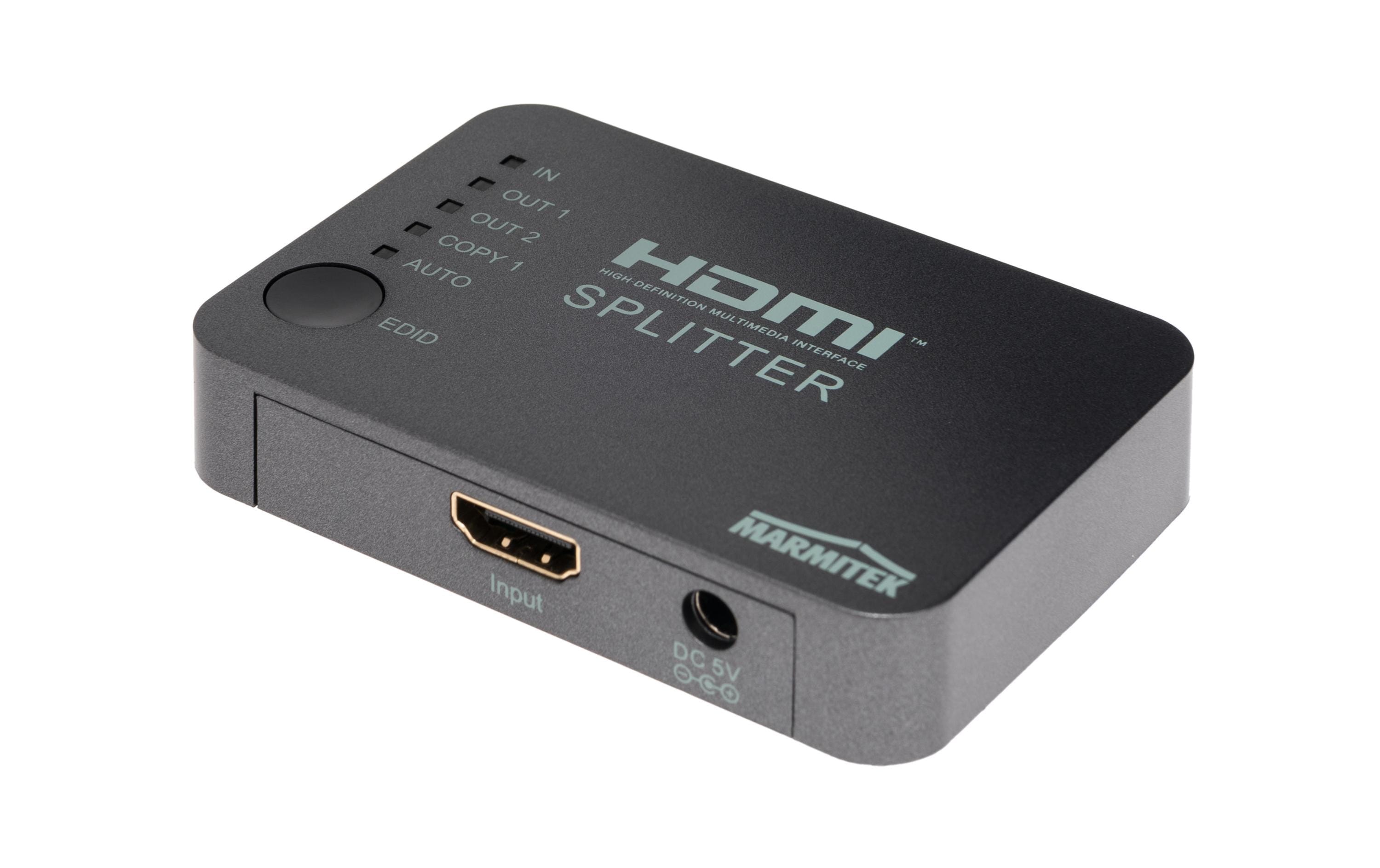 Marmitek HDMI-Splitter 1×2, bis 4K (3840 × 2160)