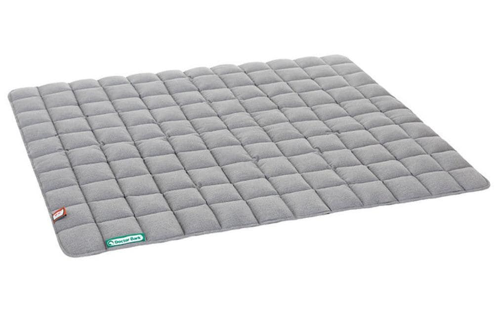 Doctor Bark Wohndecke – Baumwollmischgewebe, Hellgrau – 100 × 120 cm