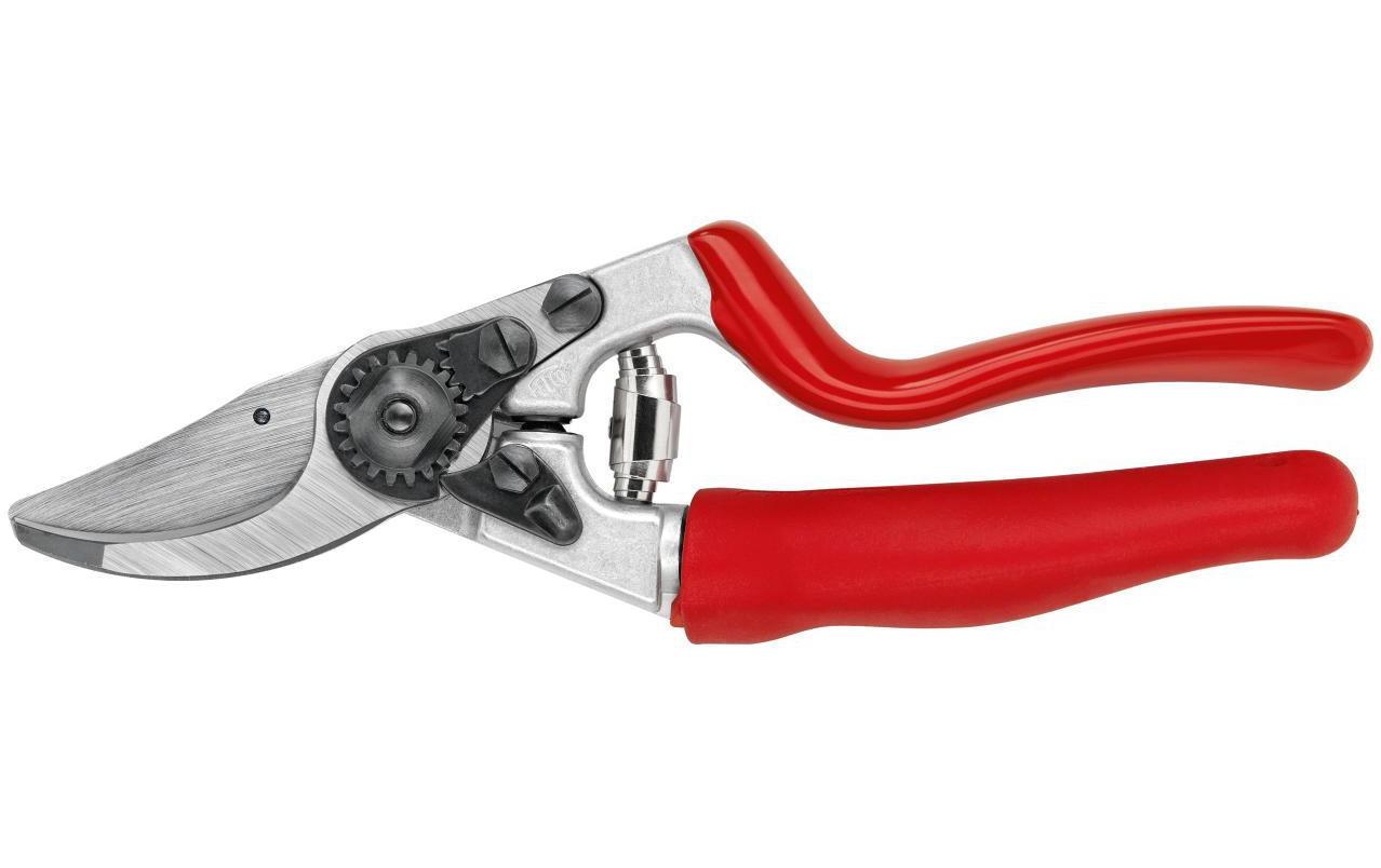 Felco 7 Rollgriff – Amboss-Gartenschere 25 mm, Aluminiumgriff, Rot, 1 Stk.