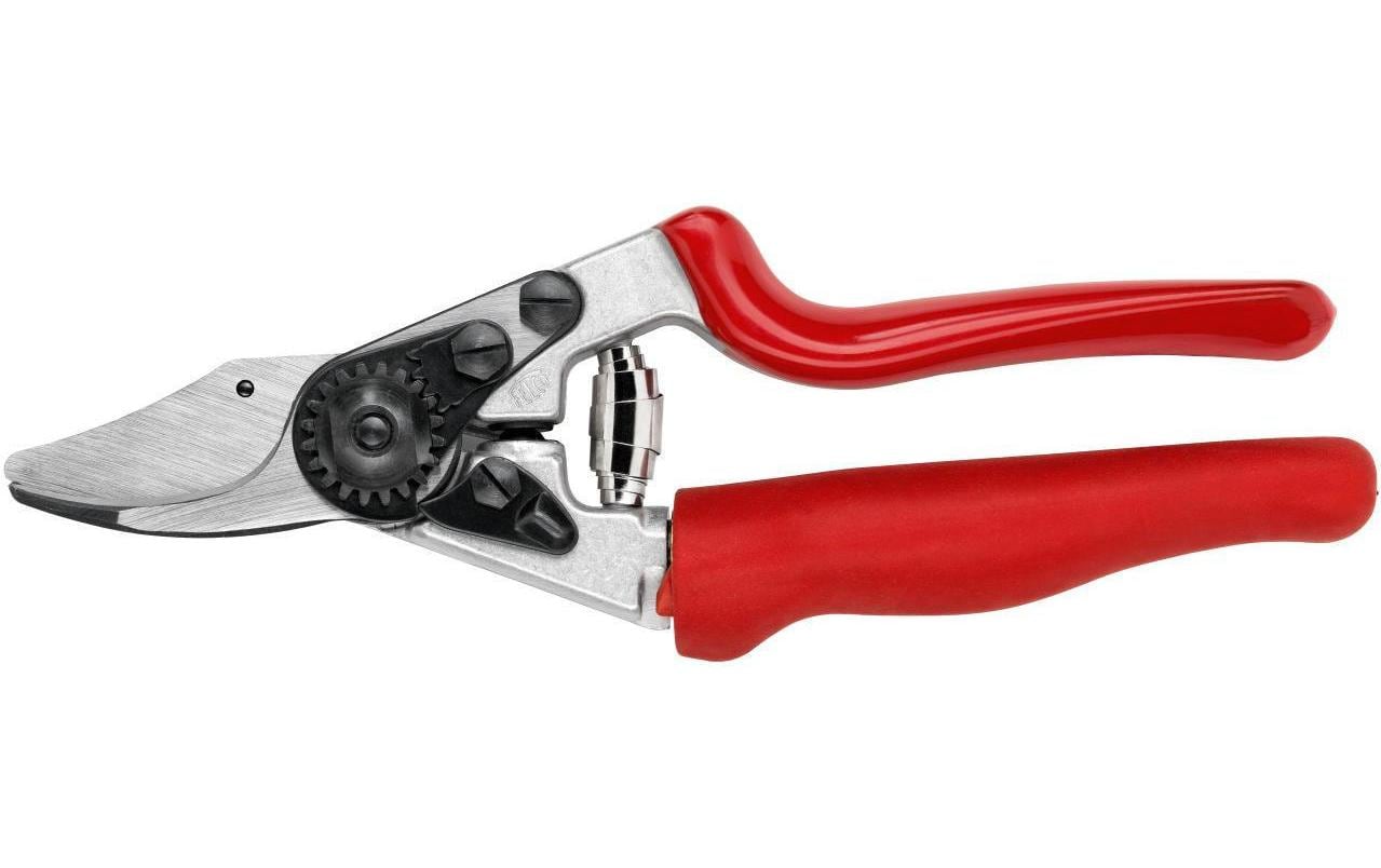 Felco 12 – Gartenschere 20 mm, Amboss, Aluminiumgriff, Rot