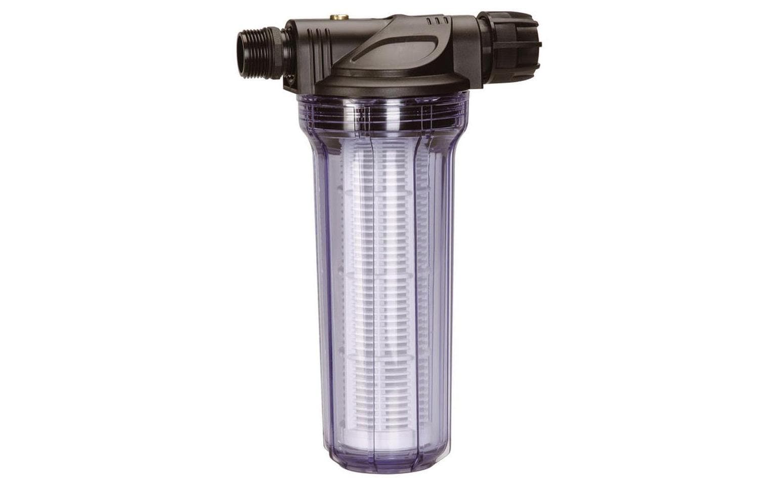 Gardena Pumpen-Vorfilter – bis 6000 l/h, Schwarz/Transparent