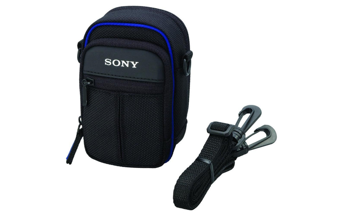 Sony LCS-CSJ Kameratasche – Kompakt, Schulterriemen, Aussenfach – für S, W, T und andere – Schwarz